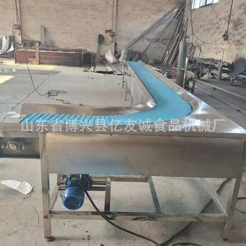 厂家生产加工90度180度转弯输送机 不锈钢网带网链耐高温输送机