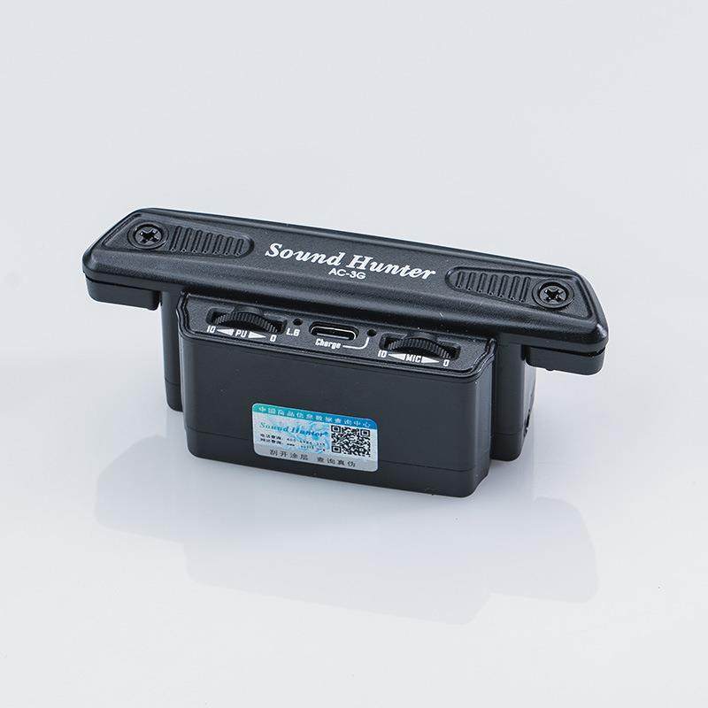 AC3G拾音器带打板音音孔免开孔0加振专用民谣木吉PTL-他G孔拾音器