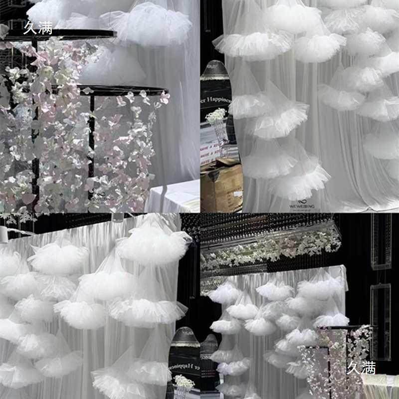婚庆道具纱幔装饰SUH网布料店酒舞台窗背软景布置橱美陈装饰纱裙,电子元器件市场,其它元器件,淘宝优惠券,粉丝福利购,淘宝优惠卷