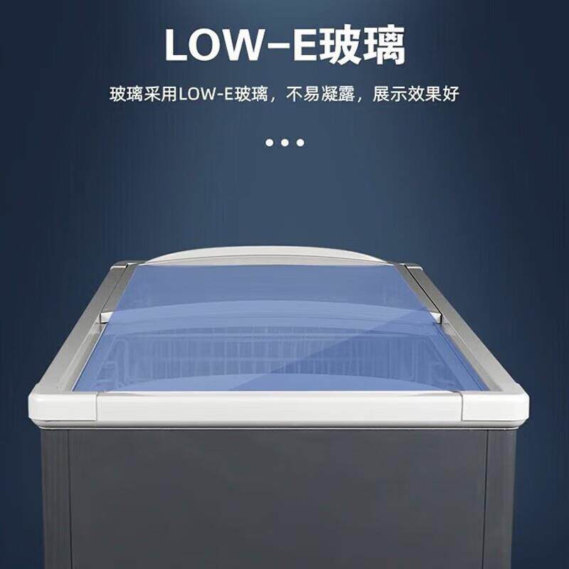星BZH冰糕柜商用大星容量卧式冷柜雪柜肉类便璃利店冷冻节能玻展