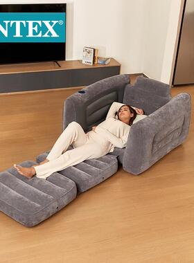 IN可TE1X66户55充66551气沙发床折叠床简约客厅小型单人两用