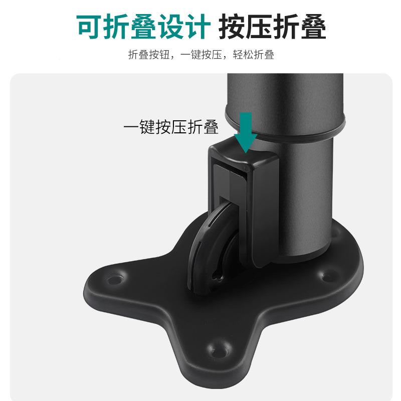 厂家直销70高重吧型折叠桌脚伸缩支撑台腿可调001节脚支橱柜餐桌