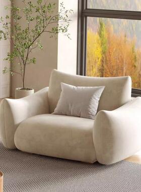 猫抓绒花布艺沙发油33929奶棉糖现代简约厅小客户型组合直排设计