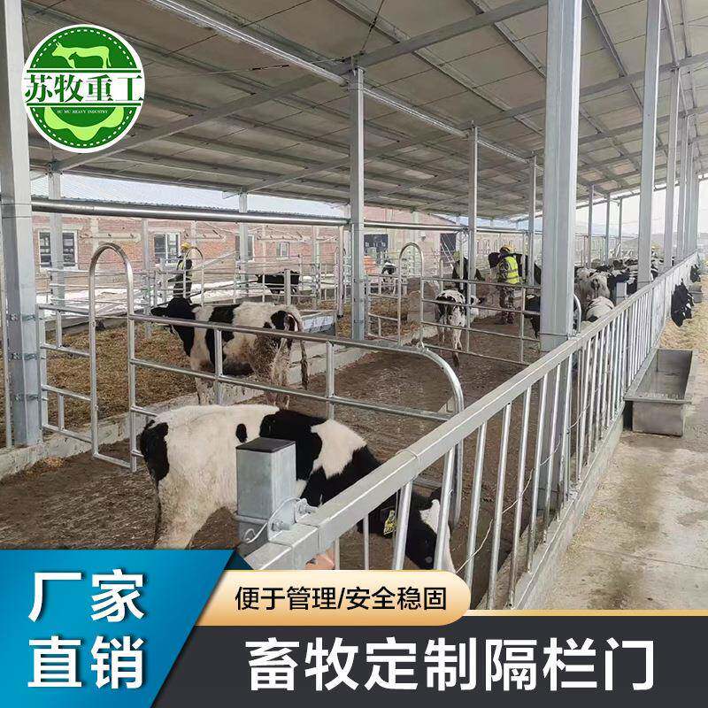 苏牧重工养殖设热镀锌备材质牛场群管隔栏76387分门多规格可理选