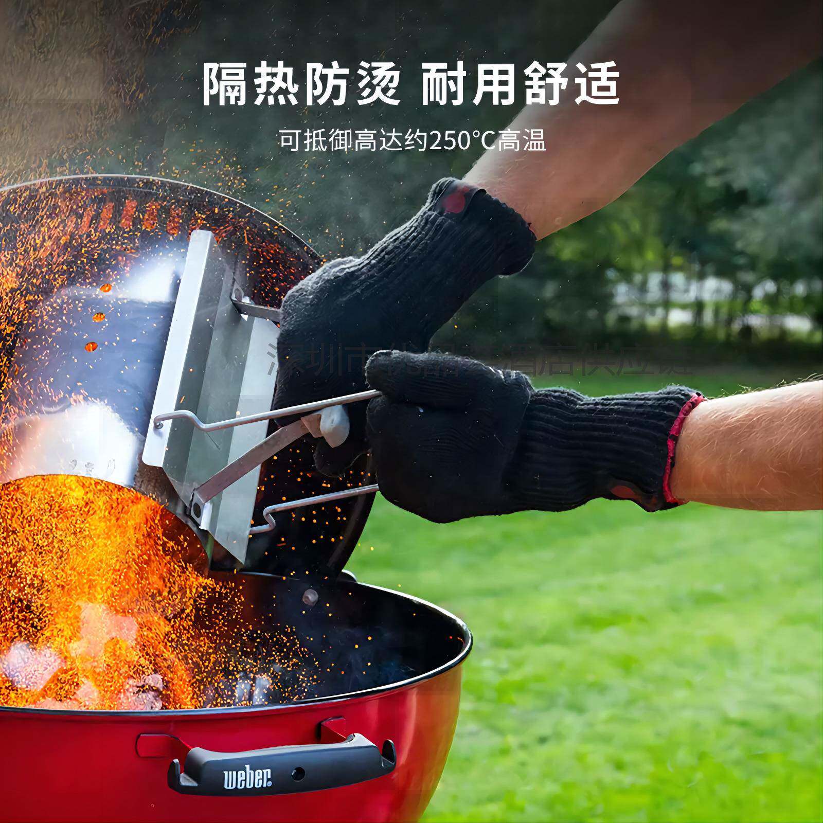 WebeULG户外烧焙烤炉防隔热棉手套家用微波烫炉烤箱烘厨房r工具