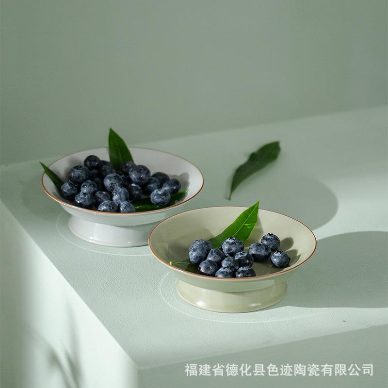 人陶盖瓷中家用泡茶式碗文茶器两才碗NCU茶室复古风茶碗托盘壶承