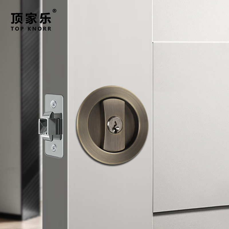 移门锁吊趟门钩锁木门推拉门双钩锁卫生间移门钩锁厨房门吊趟门锁