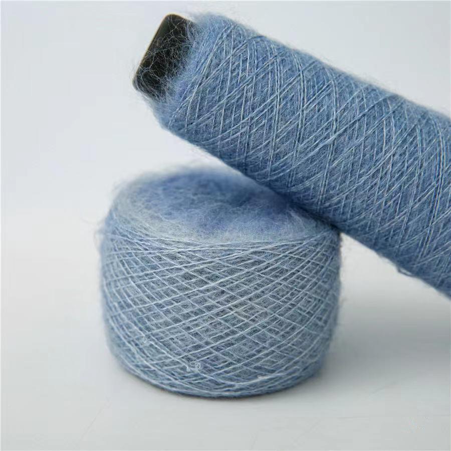 13秋N/1千ZH-QQMHM秋马海毛冬纱线段染变马海毛线花渐式纱M特种纱