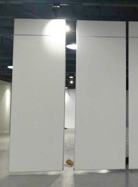 白色展10809厅活动会展厅可拉移动折推叠吊门隔断隔墙公办室音屏