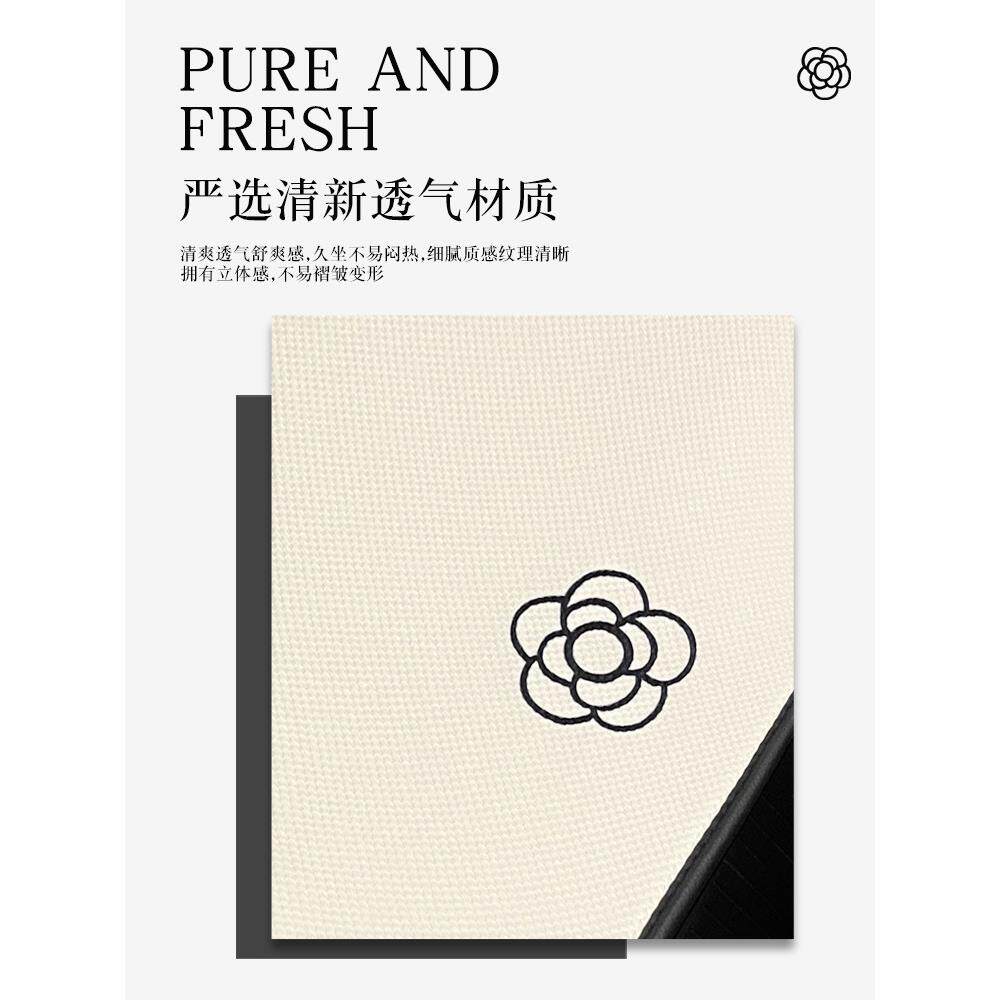包山茶花汽车坐垫四季通女用士车内半椅座ltao7753套座垫车垫座垫