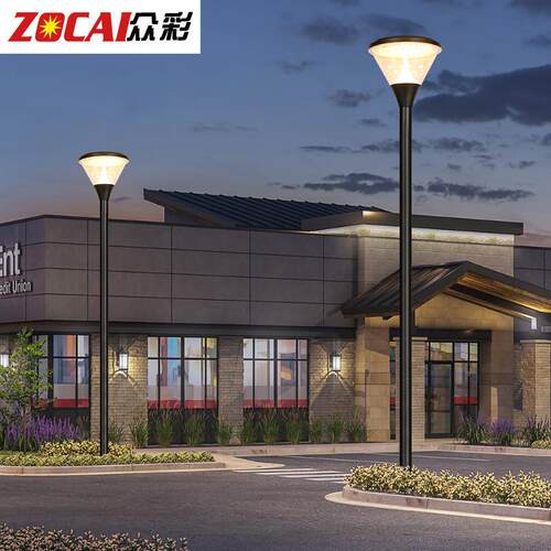 户外庭院太阳村能区灯农景观形圆3米公园ZC-GGD00小LED高杆灯广场