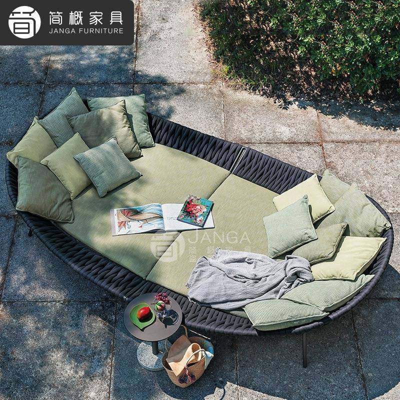 户406别墅庭院日光浴躺床露外天泳池藤编宿躺椅创意计师民阳台设,住宅家具,户外沙发,淘宝优惠券,粉丝福利购,淘宝优惠卷