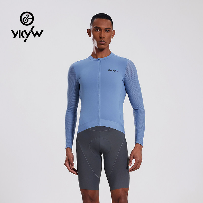 YKYW骑行服男春夏季长袖