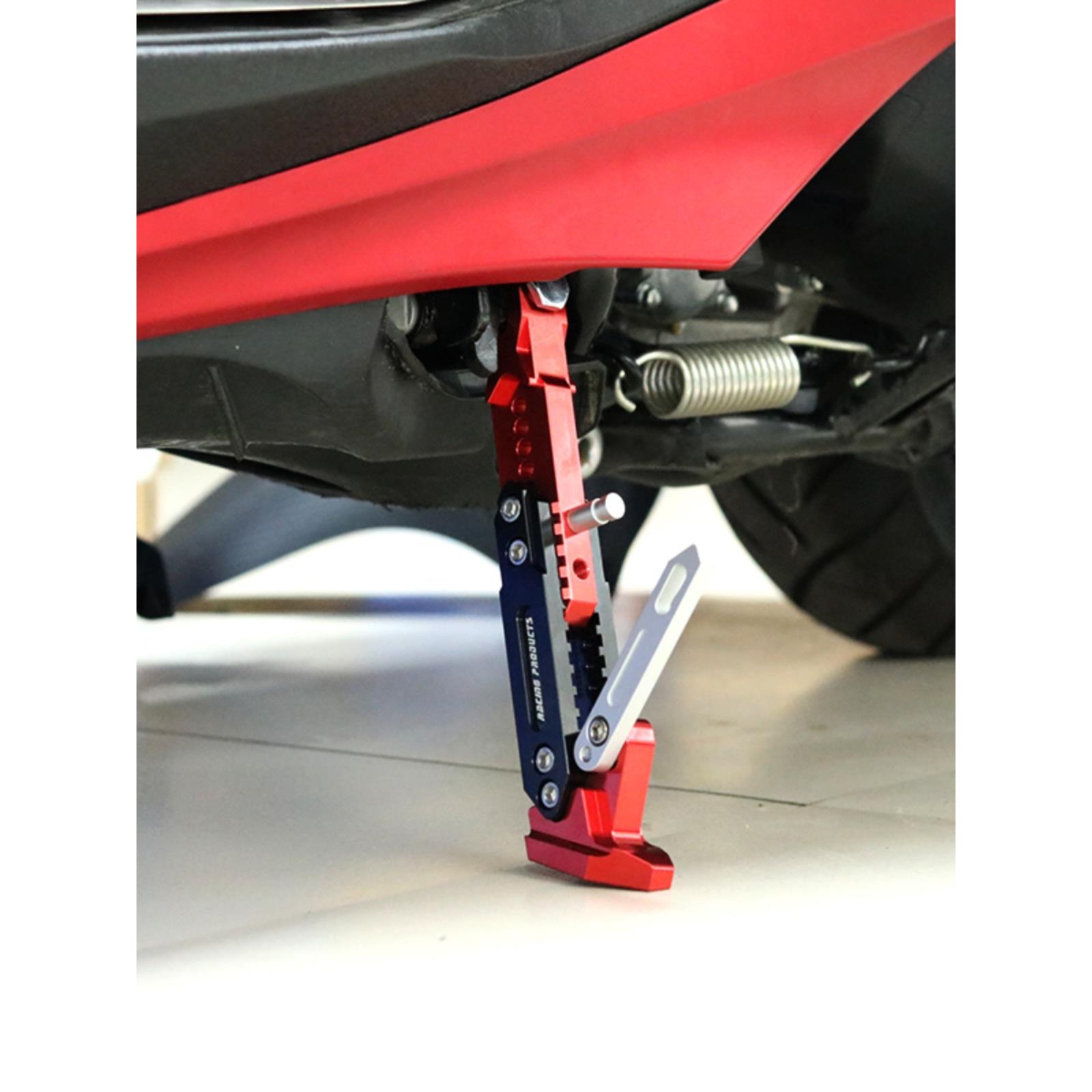 电动车俪凌V12麦铃G30 UT1 918侧支架边脚长短可调侧梯小站脚配件