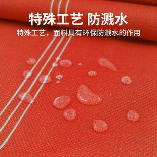圆柱柜机开机不取圆形盖巾婚房装 结婚空调盖布立式 饰防尘红色罩子