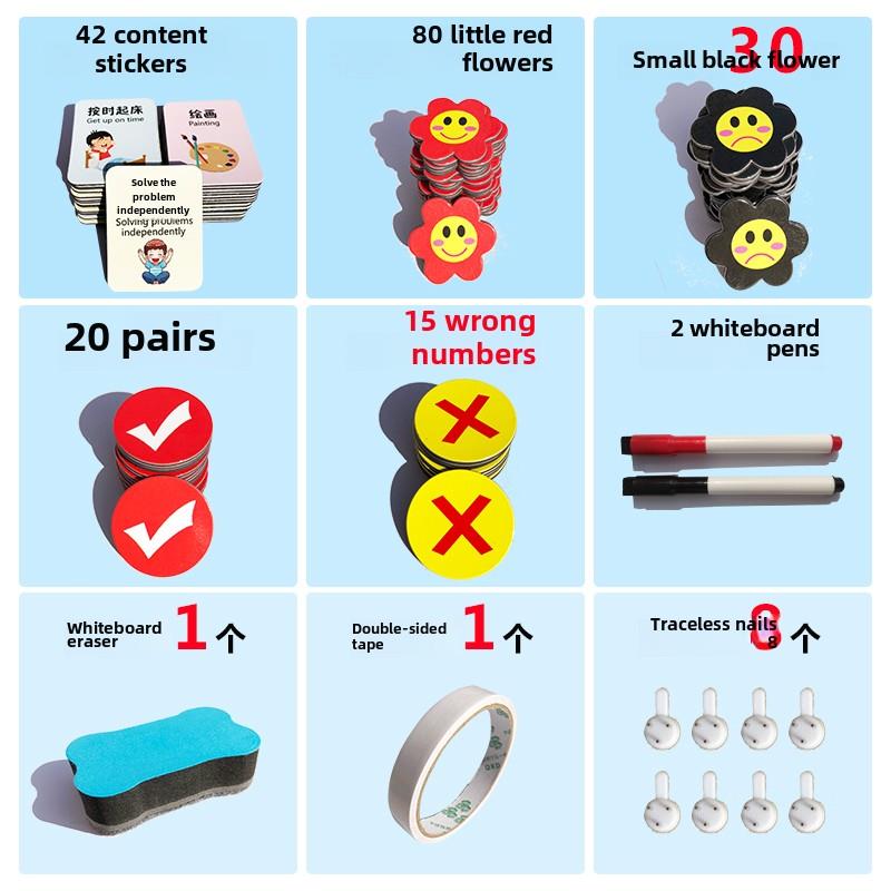 《小学生自律表》、《家庭儿童返校成长及良好习惯养成计画表》、