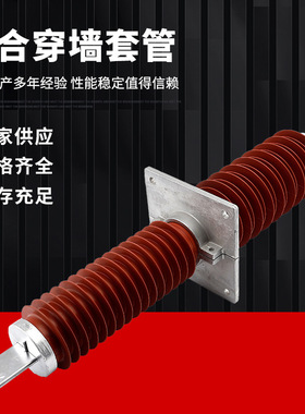 24KV复合穿墙套管FCRG1/FCGWB-20KV/3000A-3150A-4000A硅橡胶防污