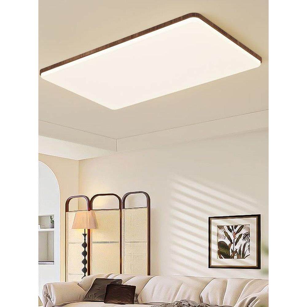 客厅吸顶灯2025新灯包超薄大气卧室简单现代中世纪风格全屋灯