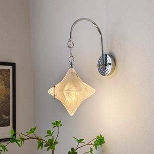法式床头星星壁灯轻奢覆古卧室包豪斯装饰灯穆拉诺走廊客厅气氛灯
