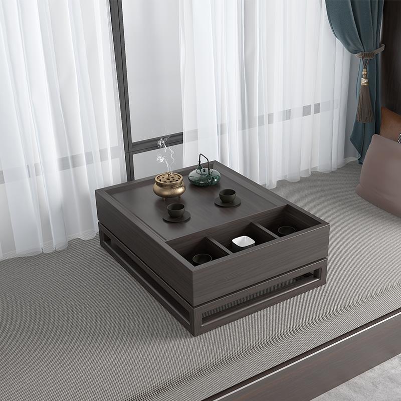 实木炕几东北家用迷你茶台新中式炕桌榻榻米矮茶几日式飘窗泡茶桌
