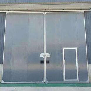 厂房门岩棉工业快速门软帘门卷钢质门夹芯板工厂滑升门推拉门铁门