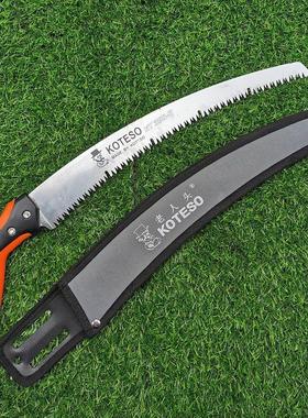 正品包邮台湾开拓者KT350-U手锯U型齿弯锯修枝锯伐木手工园艺进口