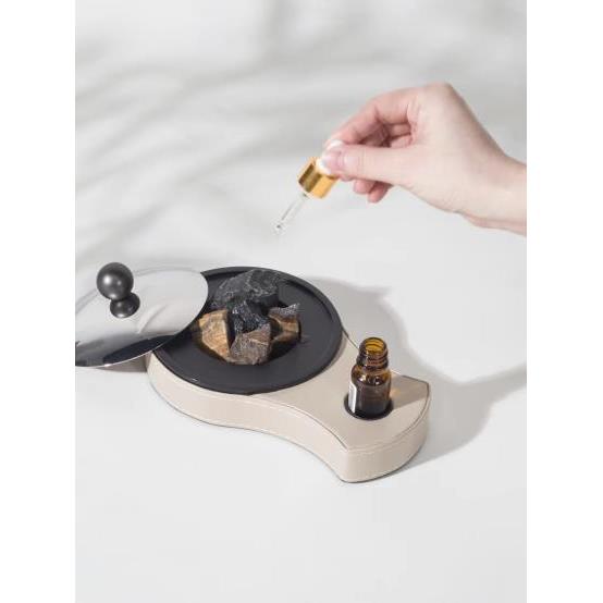 现代无障碍豪华手工天然大理石香味蜡烛扩散器模型室，客厅，书房