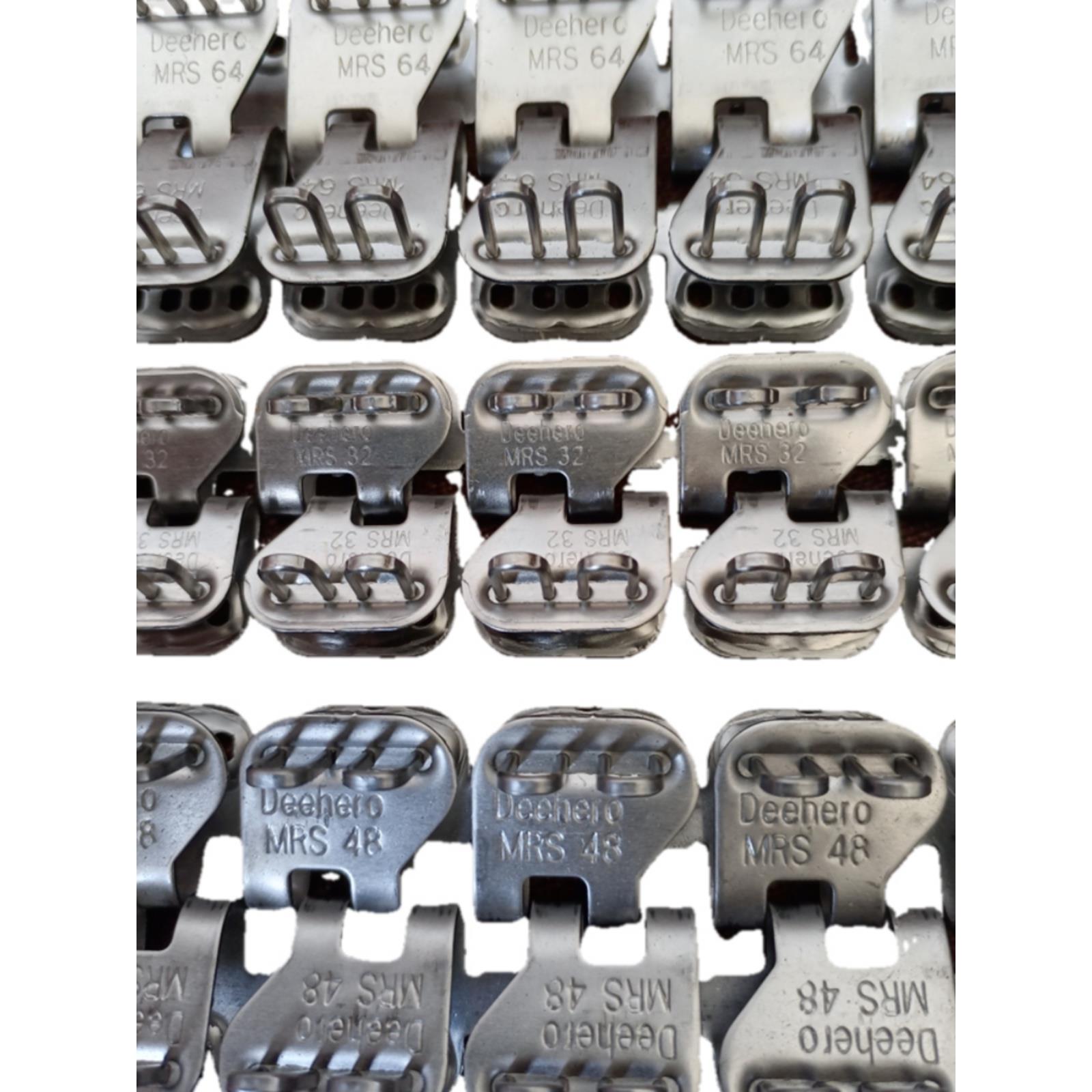 正品Deehero蝶形扣不锈钢带扣Pvc魔毯带Mrs48Mrs32Mrs64输送带