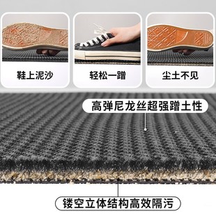 入户门地垫家用门垫防滑脚垫进门地毯垫子打理除尘耐磨门厅室内