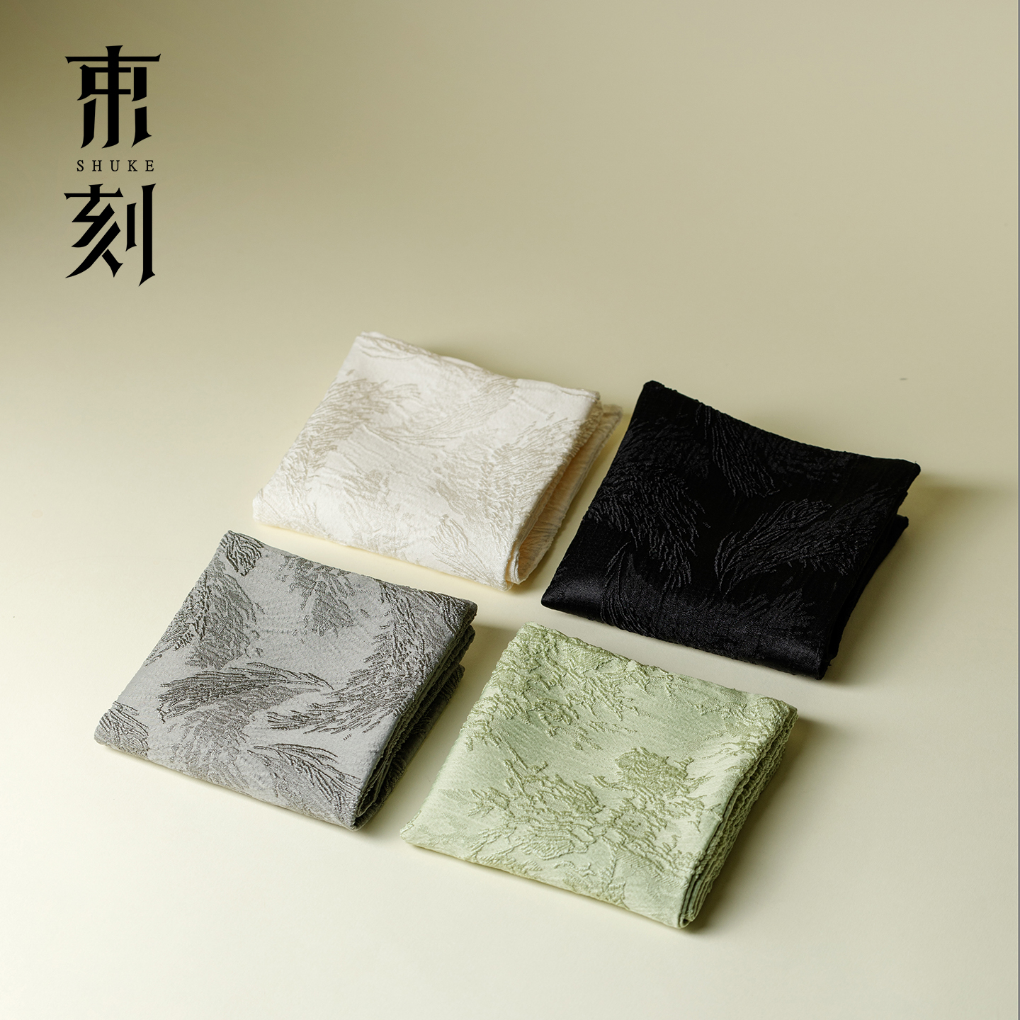 刺子绣提花茶巾强吸水桌布茶布