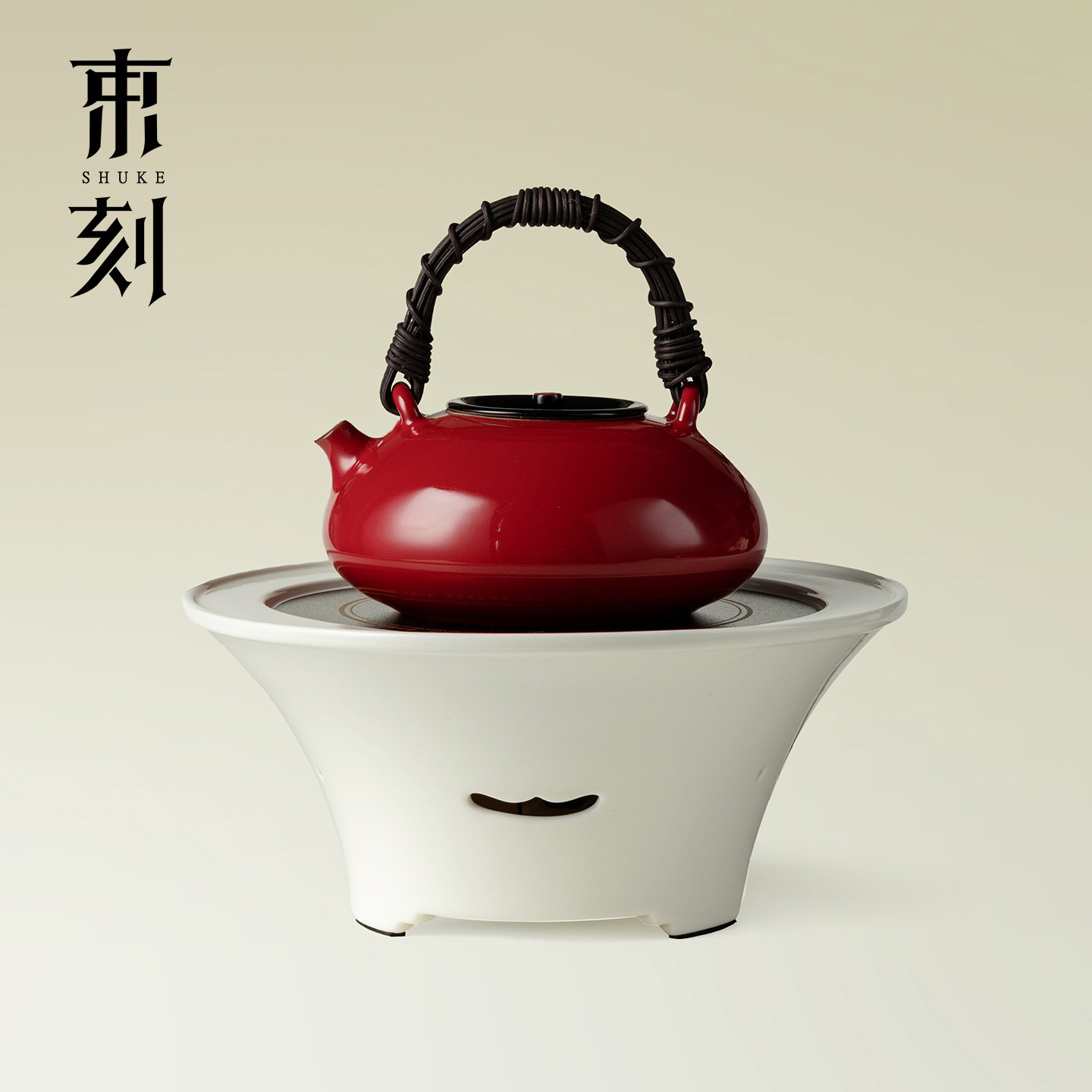 束刻 中国红陶艺提梁壶电陶炉套装办公家用围炉煮茶器静音电热炉,餐饮具,煮茶炉,淘宝优惠券,粉丝福利购,淘宝优惠卷