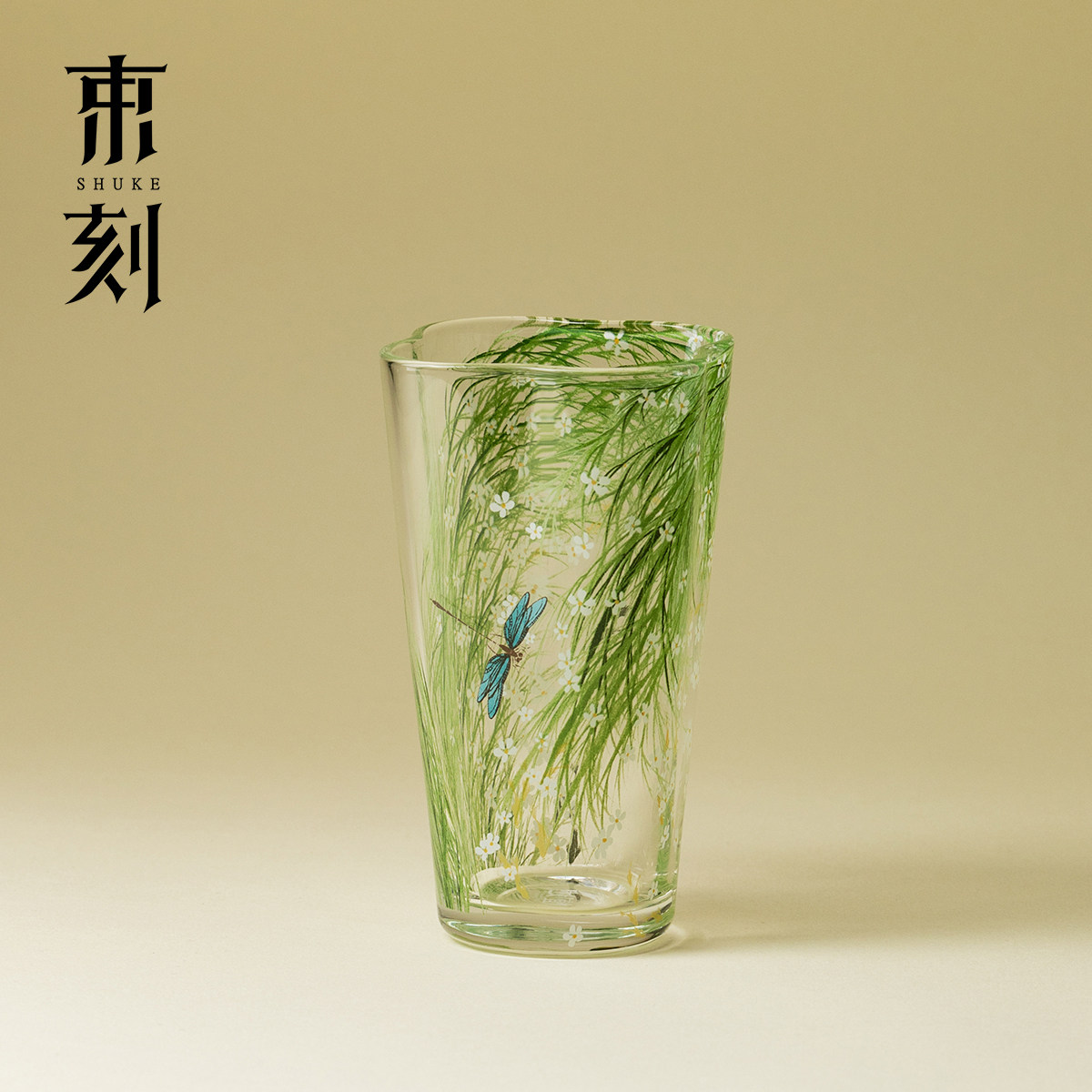束刻芊野轻奢冷萃杯茶杯耐热高硼硅主人杯高端个人专用品茗闻香杯