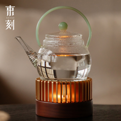 中式温茶器蜡烛加热暖茶炉底座