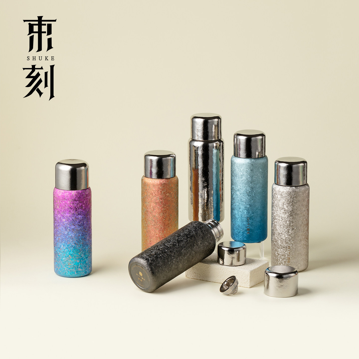 束刻2026新款纯钛保温杯双层钛杯男女高档茶水分离泡茶杯焖茶杯子