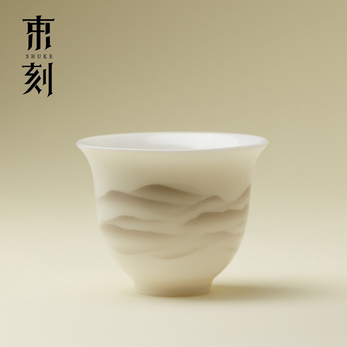 束刻中国白羊脂玉瓷风铃杯功夫茶杯水墨风陶瓷喝茶品茗杯家用客杯,餐饮具,茶杯,淘宝优惠券,粉丝福利购,淘宝优惠卷