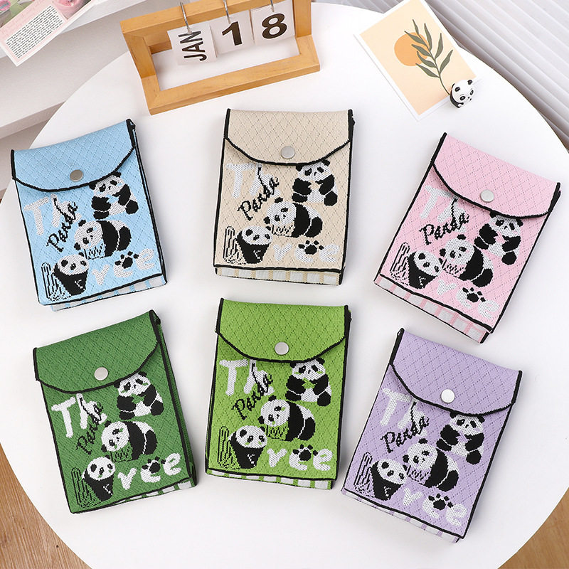 新款可爱针织手机包时尚少女百搭斜挎包日常钥匙包国风潮流零钱包