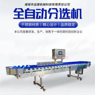 重量分选机鸡爪翅海蛎子海参螃蟹水果小龙虾选果机称重分拣流水线