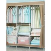 新款 简易衣柜布艺折叠布衣柜经济型收纳柜出租屋家用衣橱挂衣柜