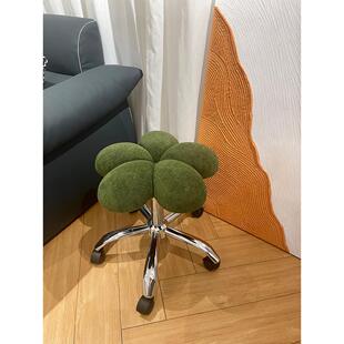 轻奢卧室高级感化妆凳女生家用梳妆台凳可移动化妆椅可旋转单人椅