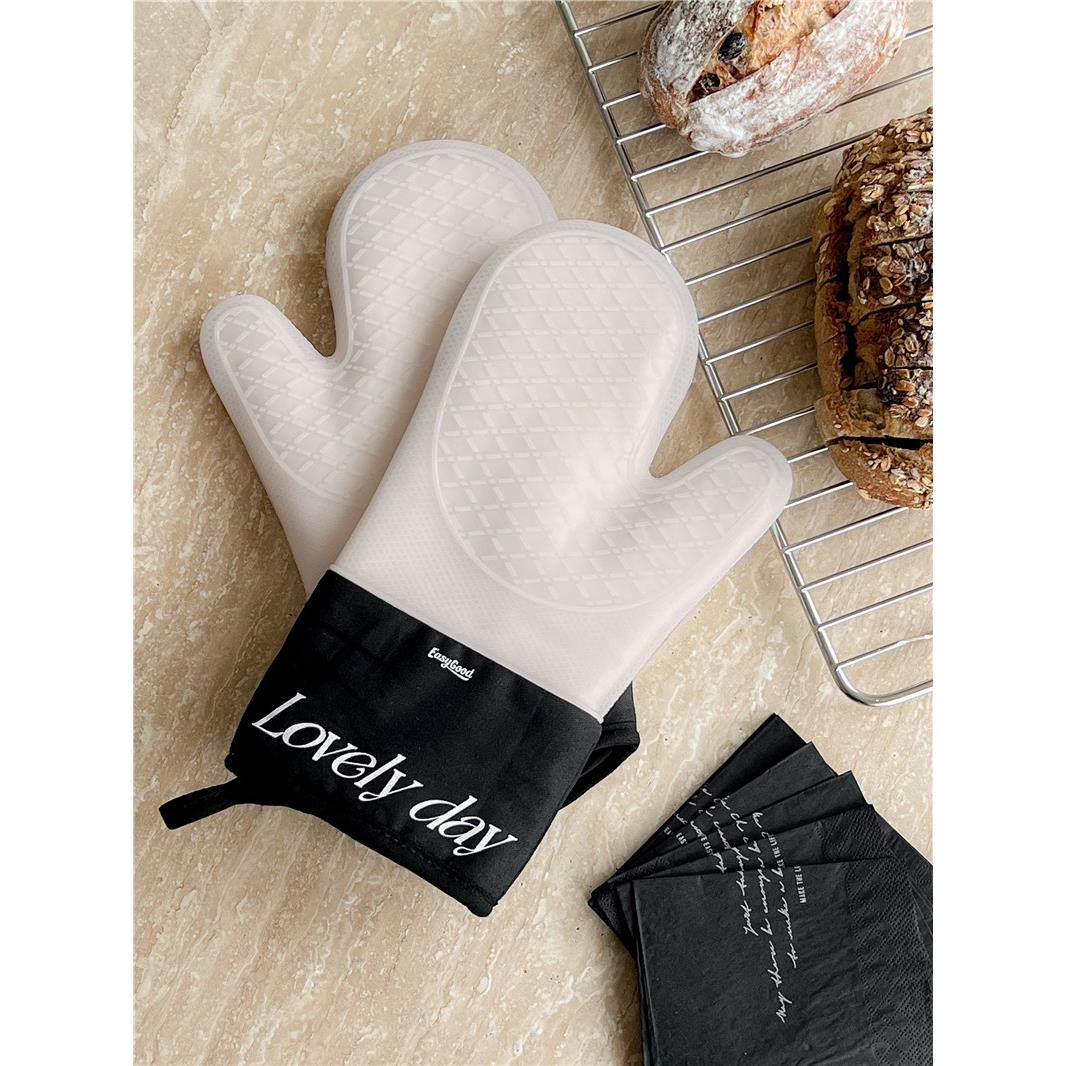 Easygood隔热防烫手套硅胶厨房锅蒸烤箱专用加厚耐高温微波炉烘焙