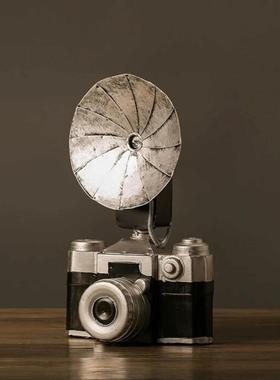 仿真老式怀旧照相机模型复古创意店铺橱窗陈列道具摆件拍照道具