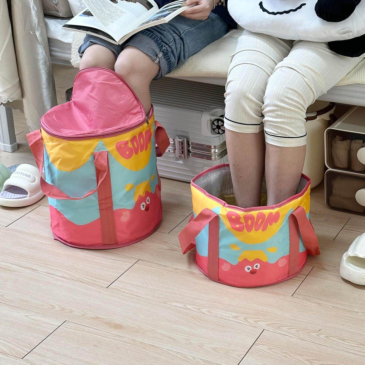 宿舍泡脚桶过小腿手提恒温养生军训缓解疲劳脚盆可携式折叠不占地,家庭/个人清洁工具,足浴盆/足浴桶,淘宝优惠券,粉丝福利购,淘宝优惠卷