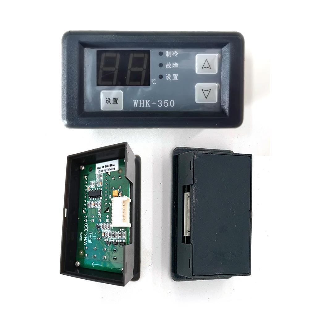 WHK-300工3业电柜机柜控空调数显温度制器WHK-30温控面板WHK-350