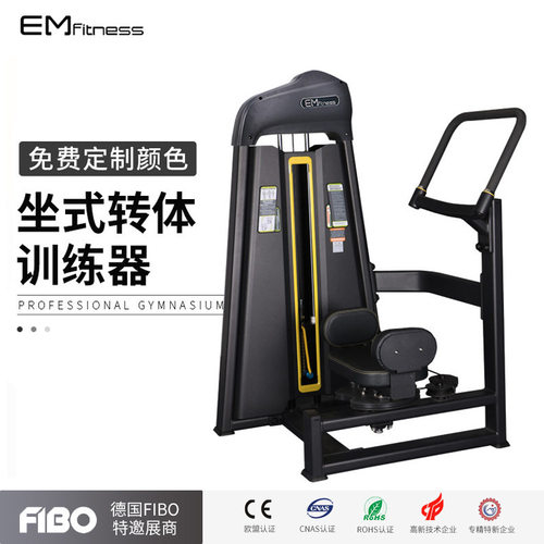 坐式转体训练器健身房商用多功能模拟转体训练全套健身器材厂家