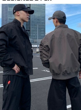 LXGTAL同款美式飞行夹克外套男痞帅高级感上衣三防立领硬汉风PP2