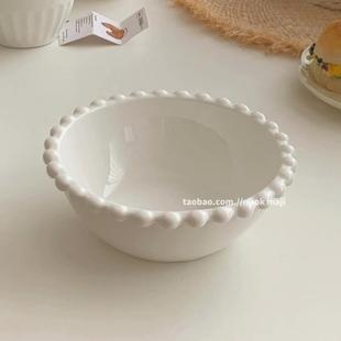 maji韩国ins小碗家用早餐燕麦水果甜品沙拉碗陶瓷餐具饭碗汤碗
