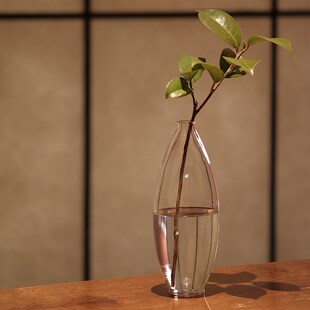 四闲堂手工北欧风玻璃瓶酒瓶冷泡瓶花器冷凝茶器酒具