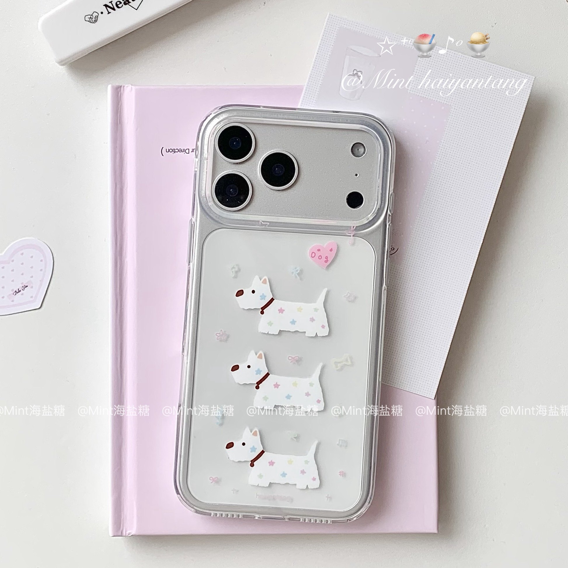 原创「西高地」韩系ins可爱少女苹果手机壳iPhone17promax亮面,个性定制/设计服务/DIY,手机壳/保护套定制,淘宝优惠券,粉丝福利购,淘宝优惠卷