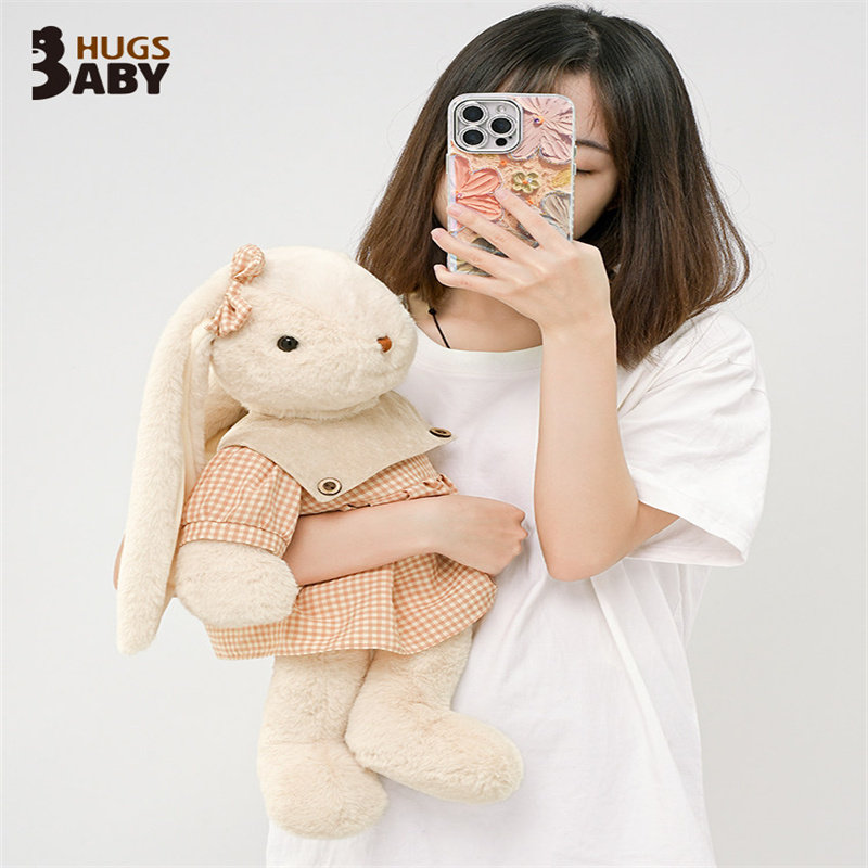抱抱宝贝可爱百合兔玩偶睡觉抱安抚公仔布娃娃儿童女情人节礼物