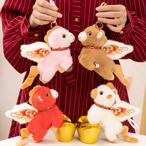 元思琪生肖马毛绒玩具公仔玩偶